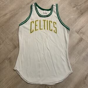 Vintage 80s Rawlings Boston Celtics NBA Basketball Jersey Men's Large White USA